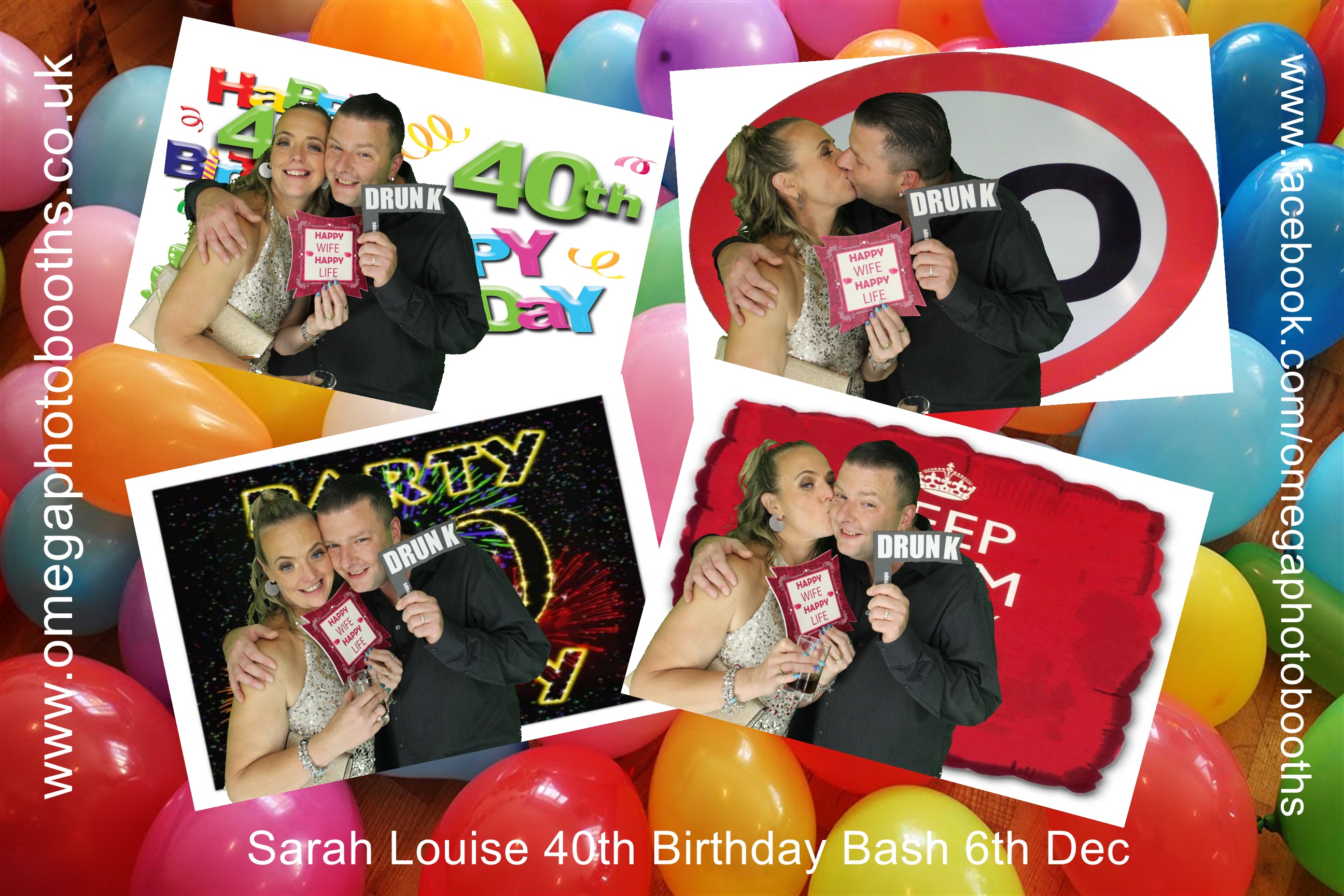 Sarah Louise 40th  | View more photos from the event at gallery.omegaphotobooths.co.uk/u/Omega-Photobooths/Sarah-Louise-40th